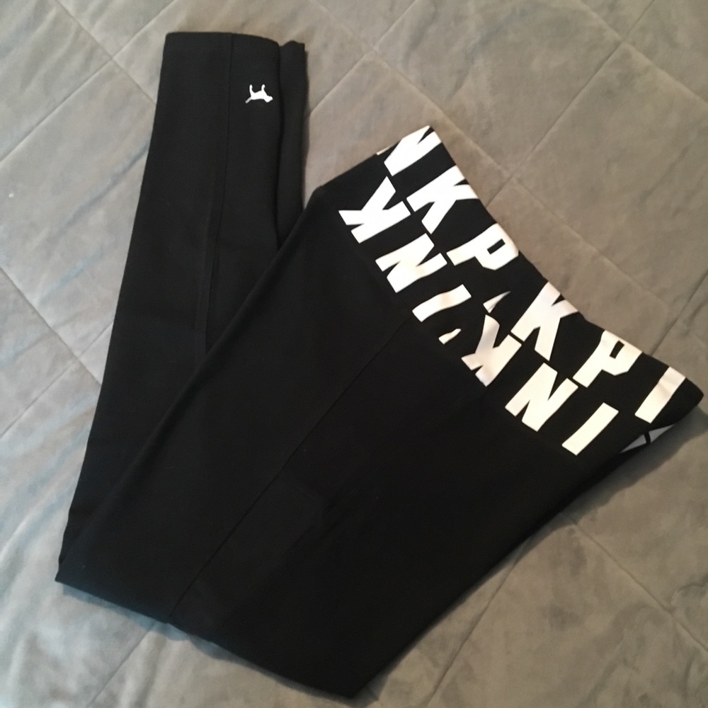 VS PINK high waisted yoga pants
